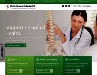 circlechiropracticcenter.com screenshot