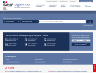 circulaire.legifrance.gouv.fr screenshot