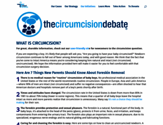 circumcision.com screenshot