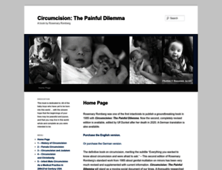 circumcisionthepainfuldilemma.wordpress.com screenshot