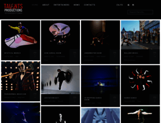 circus-agency.talents-productions.com screenshot
