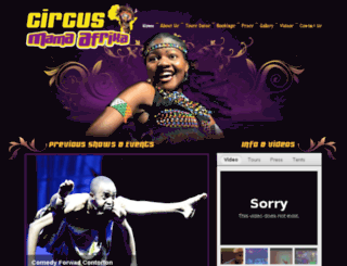 circus-mama-africa.com screenshot