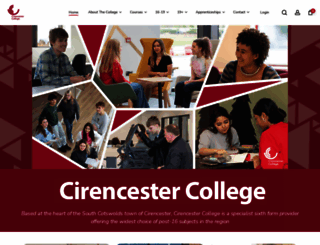 cirencester.ac.uk screenshot