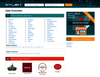 cirencester.cylex-uk.co.uk screenshot