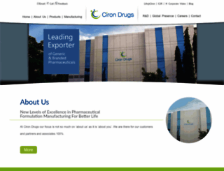 cironpharma.com screenshot