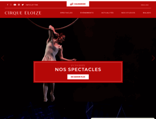 cirque-eloize.com screenshot