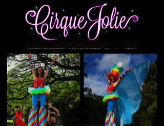 cirquejolie.com screenshot