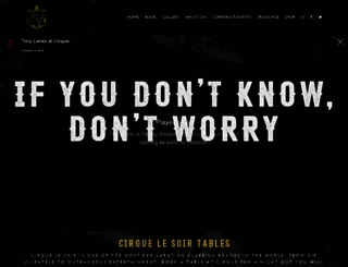 cirquelesoir.com screenshot