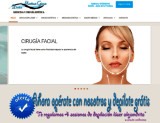 cirugiaesteticadoctormg.com screenshot