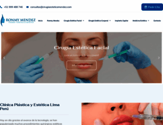 cirugiaesteticamendez.com screenshot