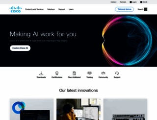 cisco.com screenshot