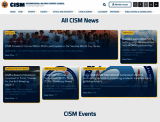 cism-milsport.org screenshot