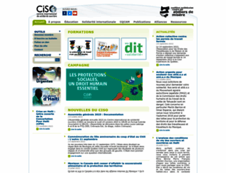 ciso.qc.ca screenshot