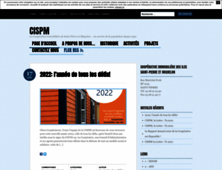 cispm.unblog.fr screenshot