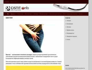 cistit.info screenshot