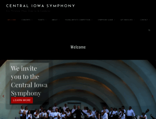cisymphony.org screenshot