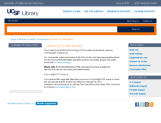 cit.ucsf.edu screenshot