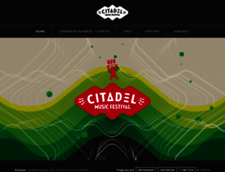 citadel-music-festival.de screenshot