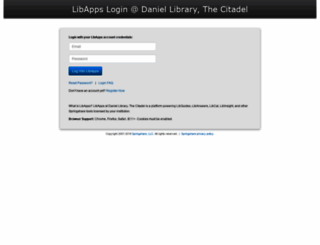 citadel.libapps.com screenshot