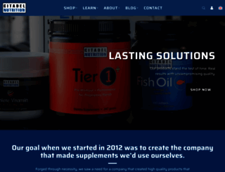 citadelnutrition.com screenshot