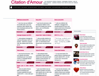 citation-d-amour.blogspot.com screenshot