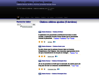 citations-celebres.com screenshot