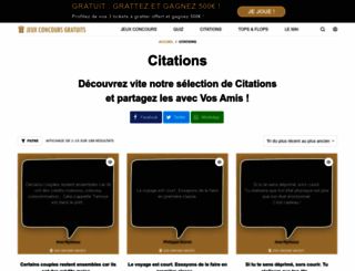 citations-fr.com screenshot