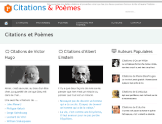 citationsetpoemes.com screenshot