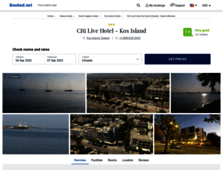 citi-live-hotel-kos-island.booked.net screenshot