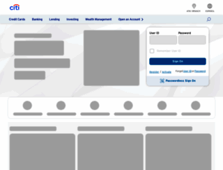 citibankonline.com screenshot