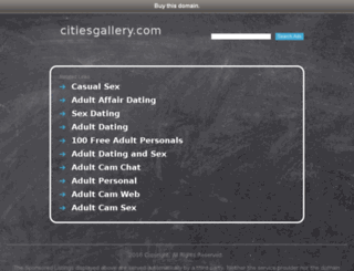 citiesgallery.com screenshot