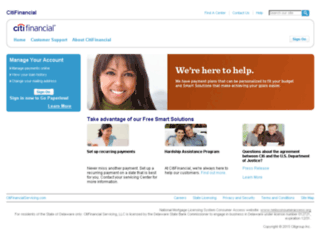 citifinancialservicing.com screenshot