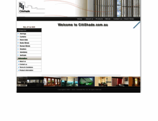 citishade.com.au screenshot