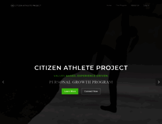 citizen-athlete-project.com screenshot