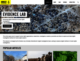 citizenevidence.org screenshot
