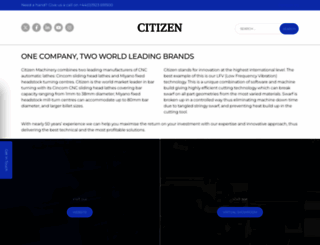 citizenmachinery.co.uk screenshot