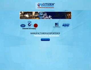 citizenpharmamachineries.com screenshot