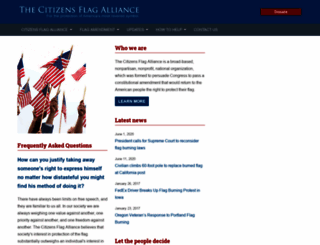 citizensflagalliance.org screenshot