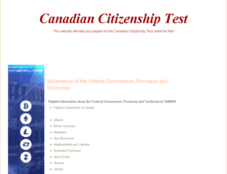 citizenshiptest-canada.com screenshot