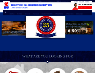 citizensociety.co.in screenshot