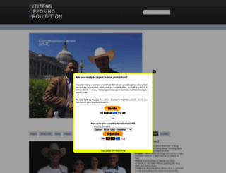 citizensopposingprohibition.org screenshot