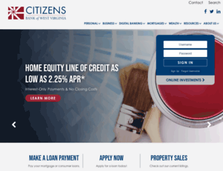 citizenswv.com screenshot