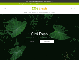 citrifresh.com screenshot