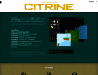 citrine-lang.org screenshot