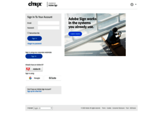 citrix.na1.echosign.com screenshot