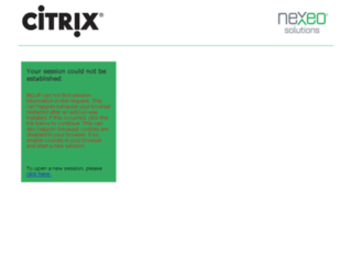 citrix.nexeosolutions.com screenshot