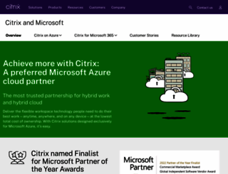 citrixandmicrosoft.com screenshot