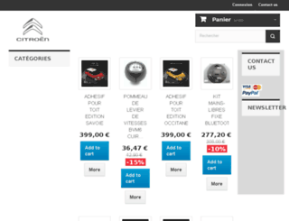 citroen-accessories.com screenshot