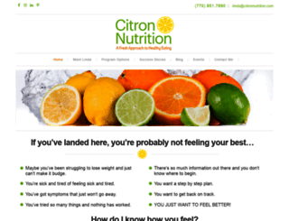 citronnutrition.com screenshot