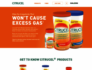 citrucel.com screenshot